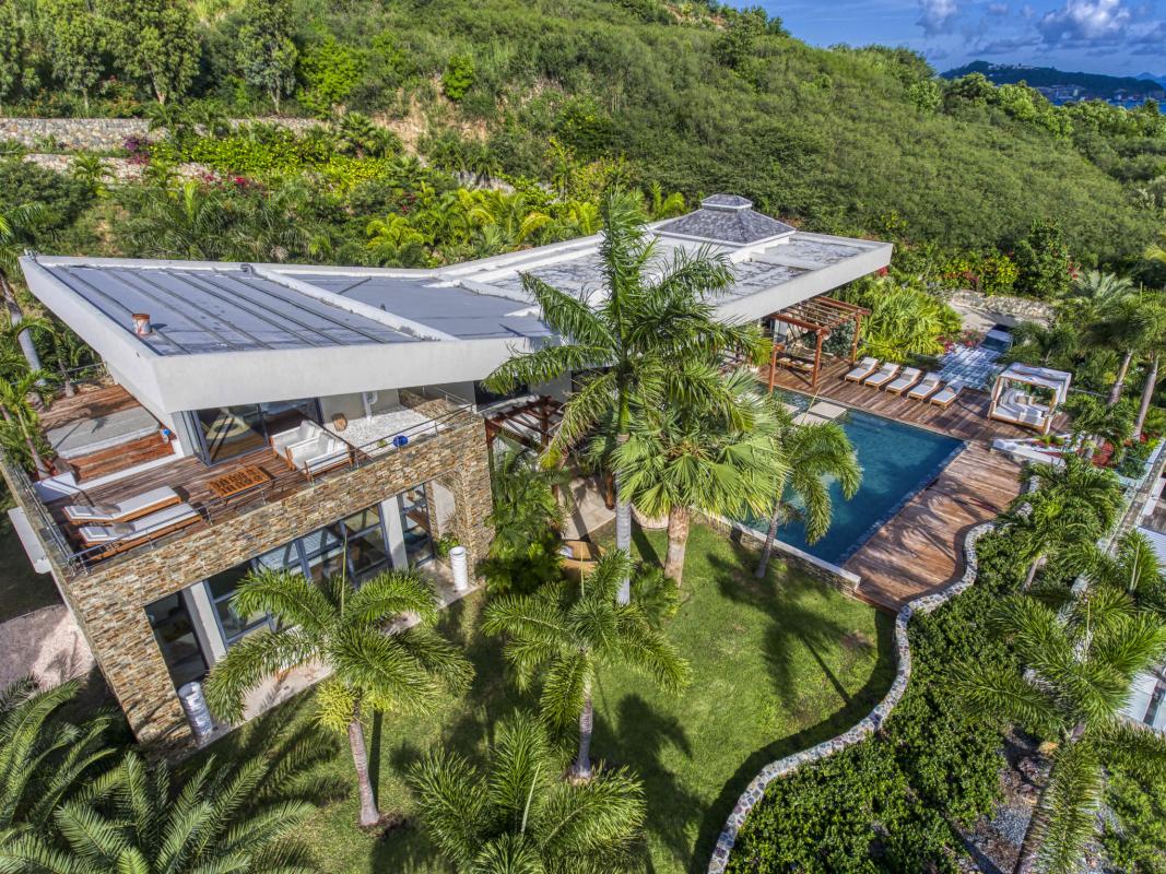 Location villa Saint Martin Indigo Bay - Villa 4 chambres 8 personnes - vue mer - Piscine - Villa de luxe (9)